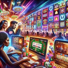 Tampilan permainan Bingo online OPA77 dengan kartu bingo digital berwarna-warni dan nomor acak yang muncul